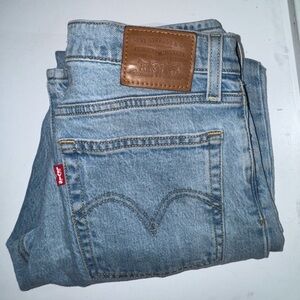 Levi's Blue Straight Jeans with Classic Design